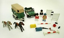 Playmobil jeep van chevaux