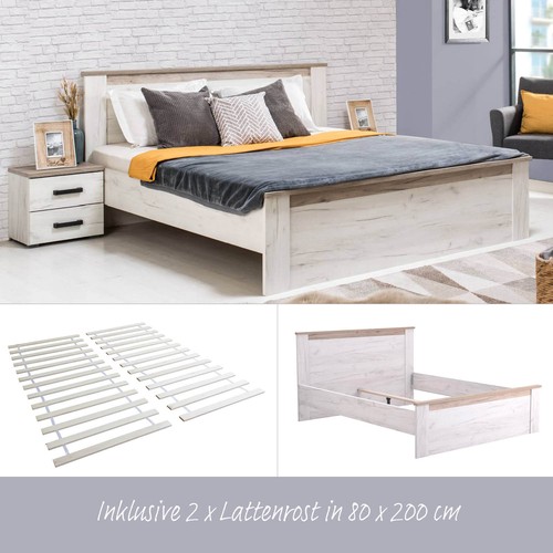 Lit bois massif - lit, en