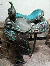 Selle Western en cuir fait