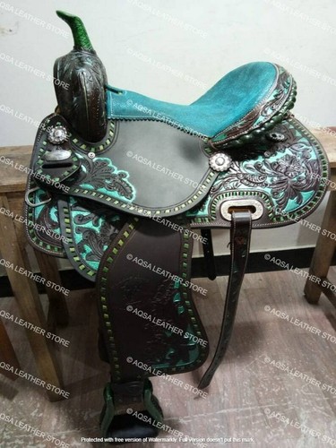 Selle western cuir fait - western,