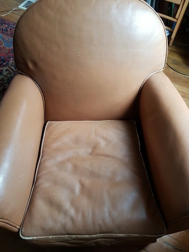 Fauteuil club cuir coloris - fauteuil,