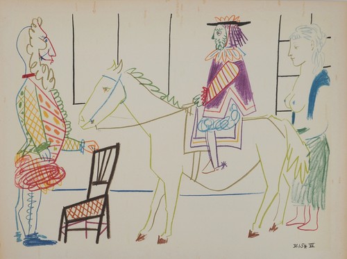 Pablo picasso courtisan roi - pablo, courtisan,