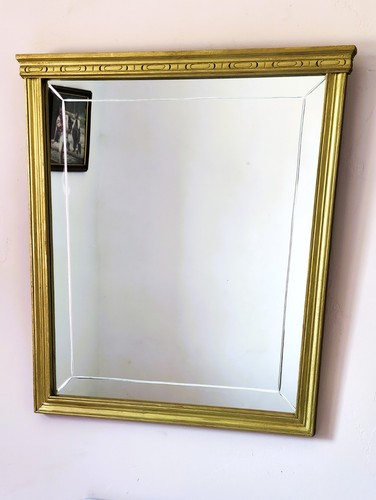 Miroir bois doré glace - en,