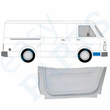 VOLKSWAGEN LT 28 1975-1996 Arrière portes tole de reparation intérieur / Droite