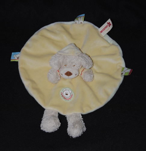🐶Peluche doudou chien plat