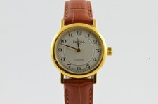 Davosa Montre Femme Quartz Vintage 25Mm Acier Doré Montre Bracelet Vintage Rare