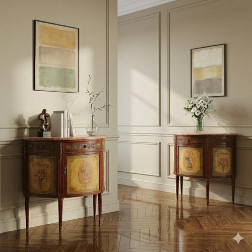 Buffets demi lune anciens - demi-lune,