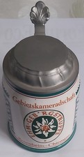 chope à bière ancienne Gebietskameradschaft, Rosenheim-Chiemgau, 13cm de hauteur