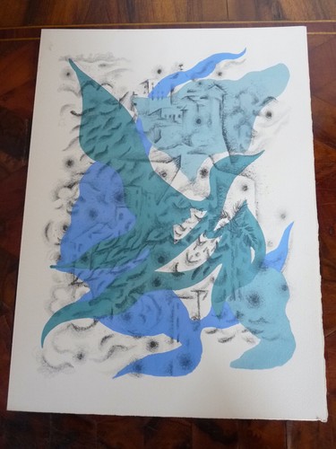 Rare lithographie originale - originale, de
