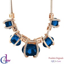 Women Gold Swarovski Elements