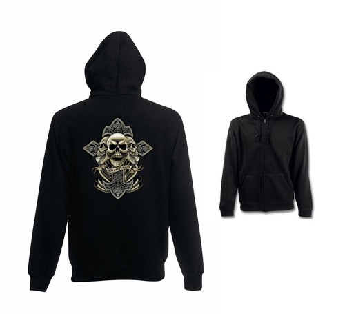 Veste sweatshirt noir - veste, motard