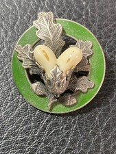 Broche/ Pin's chasse trophée de vénerie (dents de biche)