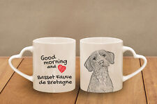 Basset Fauve De Bretagne - Gobelet avec Un Poignée dans Le Forme De Coeur