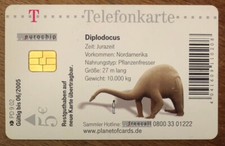 DIPLODOCUS GERMANIA ALLEMAGNE TELEFONKARTE CARTE TELECARTE SCHEDA PHONECARD