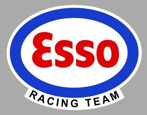 Esso sticker vinyle - esso, laminé