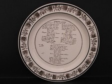 Rare Assiette Faience Fine