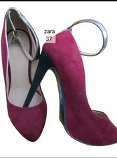 "ZARA" ESCARPINS A TRES HAUT TALON FIN =13 CMS POINTURE 37