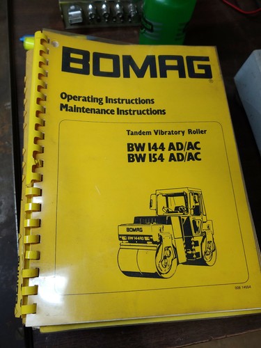 Bomag bw144 bw154 ad ac - bomag, ad/ac