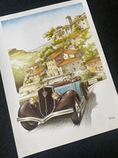 Affiche PEUGEOT 601 cabrio