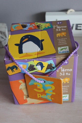 Jeu mémoire djeco mémo - jeu,