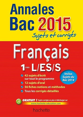 Annales bac français - bac, 1e