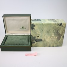 Boîtier de montre Rolex 11.00.01 vert pour femmes authentique r71118001