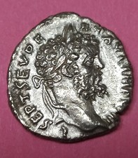 MONNAIE ROMAINE DENIER ARGENT EMPEREUR SEPTIME SEVERE RIC 477  #1065