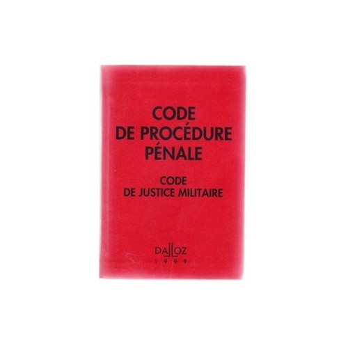 Code procédure pénale de - de,