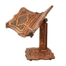 Support de livre en bois