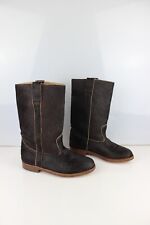 LA BOTTE GARDIANE T 36 Modèle ELLA Bottes tout cuir poils noir Très bon état