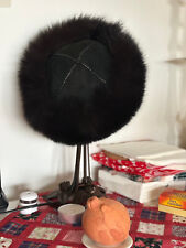 Toque en renard et daim, année 1978