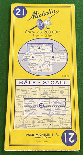 Carte michelin bâle - 21,