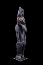 Statuette d'ancêtre, figure du Sépik, Océanie, art tribal, 23cm