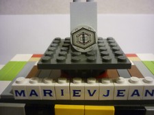 LEGO  :  Tuile ronde 2 x 2 Logo Hexagonal - Réf 4150px24- Set 4488