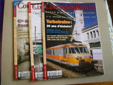 LOT DE 3 REVUES CORRESPONDANCE FERROVIAIRE N°16  17 ET 18             2421