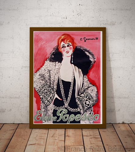 Affiche poster cabaret elvire - affiche-poster,