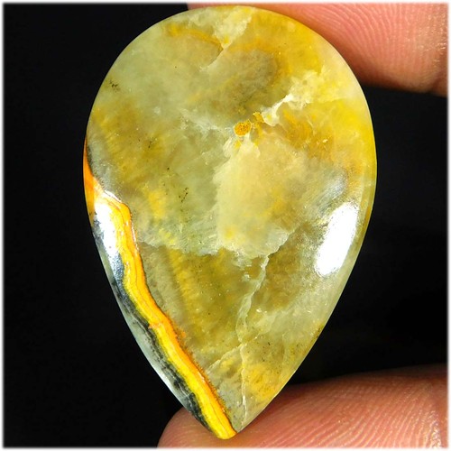 Cabochon poire jaspe - de, en