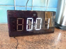 EDEN WOOD - radio  Réveil Multifonctionnel à Projection avec  Écran LED