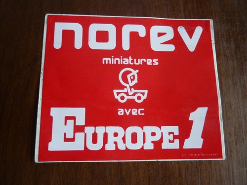 Ancien autocollant norev - autocollant,
