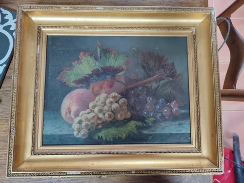 Nature morte ème - nature, huile