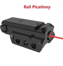 Laser rouge rechargeable pour rail picatinny