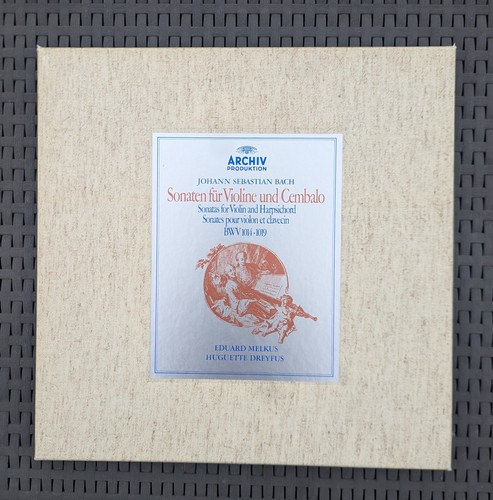 Coffret disques bach sonnate - disques,