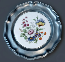 Assiette Décorative en Faïence Anglaise H&R Johnson Ltd - Etain - 23 cm