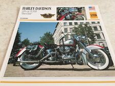 Carte moto Harley Davidson 1200 FLH duo glide 1958 collection Atlas motorcycle 