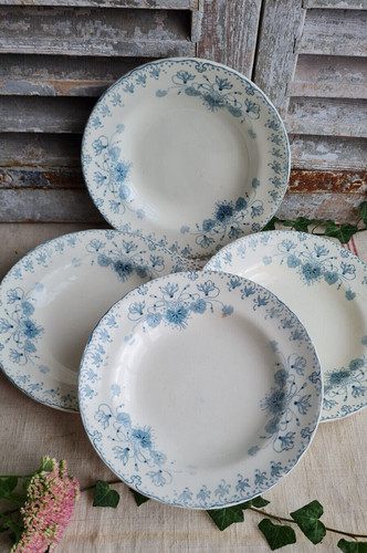 Anciennes assiettes creuses - 4,