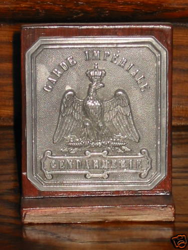 Plaque gendarmerie garde - de,