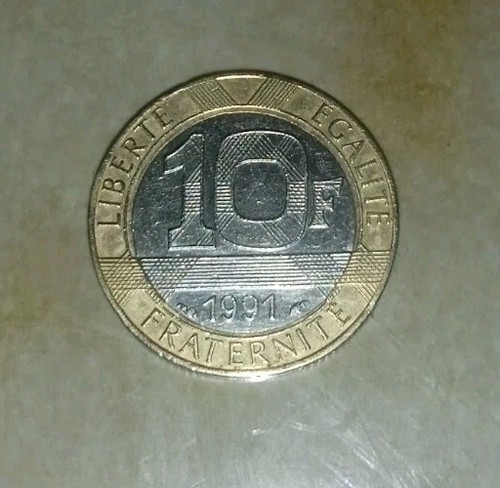 Pièces 10fr 1991 - pièces,