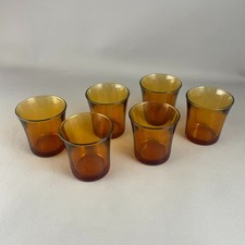 Duralex verre ambré vintage