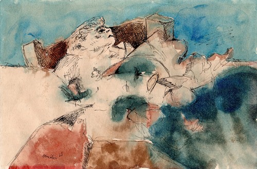 Jean demélier aquarelle - demÉlier, et