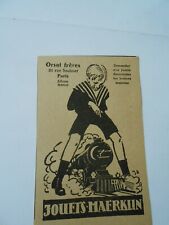 Publicité 1921  Jouets Maerklin